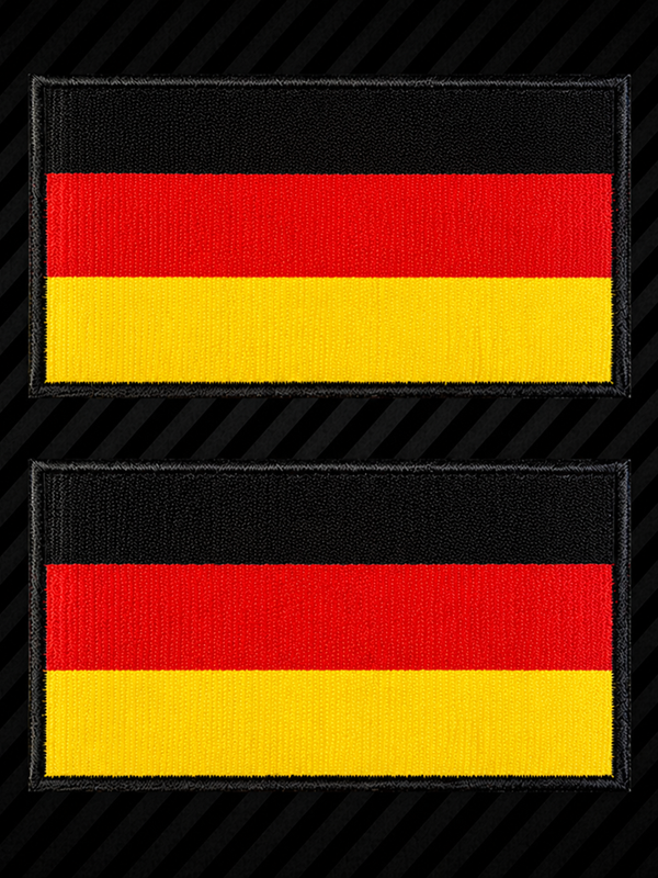 Bestickte Weltflaggen-Patches mit Klettverschluss für Taschen